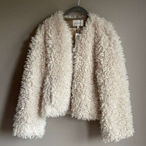 Moussy Faux Lamb Jacket - Picture 2 of 9